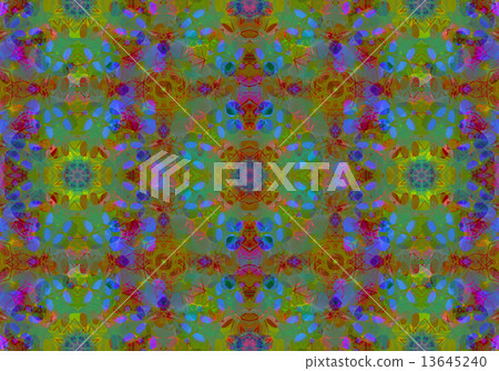 Ethnic pattern. Abstract kaleidoscope 13645240