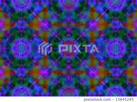 Ethnic pattern. Abstract kaleidoscope 13645245