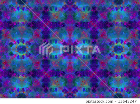 Ethnic pattern. Abstract kaleidoscope Ethnic pattern. Abstract kaleidoscope 13645247