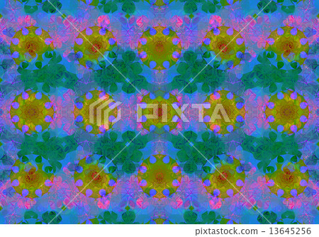 Ethnic pattern. Abstract kaleidoscope 13645256