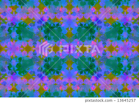 Ethnic pattern. Abstract kaleidoscope 13645257