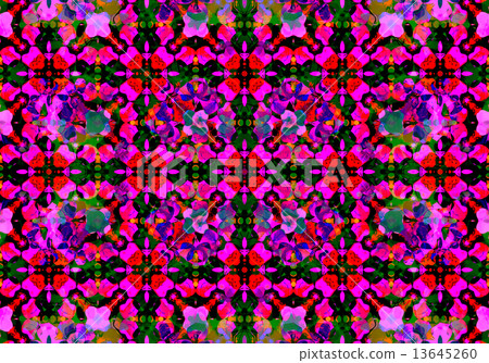 Ethnic pattern. Abstract kaleidoscope Ethnic pattern. Abstract kaleidoscope 13645260