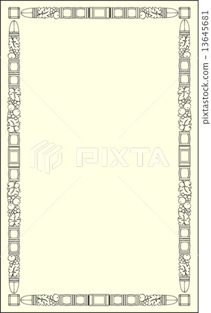 Frame modern stylized 13645681
