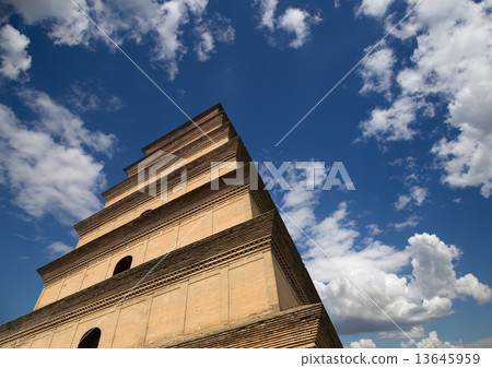 Giant Wild Goose Pagoda (Big Wild Goose Pagoda), is a Buddhist pagoda located in Xian, China 13645959