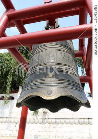 On the territory Giant Wild Goose Pagoda or Big Wild Goose Pagoda-- southern Xian, China 13645965