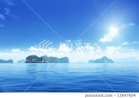 islands in Andaman sea Thailand 13647604