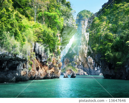 Railay beach in Krabi Thailand 13647646