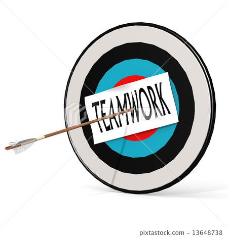 Arrow, teamwork and board Arrow, teamwork and board 13648738