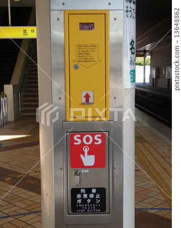 Train emergency stop button Train emergency stop button 13648862