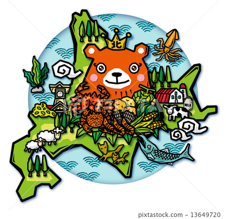 Hokkaido Illustration Hokkaido Illustration 13649720