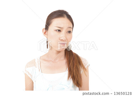 An angry woman An angry woman 13650128