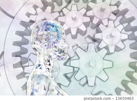 Female brain / brain and gear Female brain / brain and gear 13650463