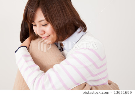 hug, snuggle, youthful 13651699