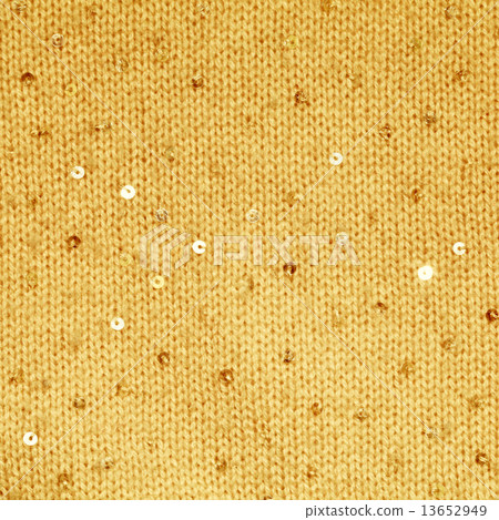 yellow wool textile background with sequins yellow wool textile background with sequins 13652949