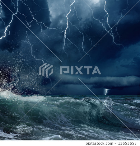 Stormy sea Stormy sea 13653655