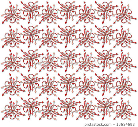 medieval red arrows pattern medieval red arrows pattern 13654698