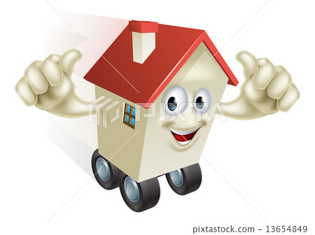 Cartoon House on Wheels Cartoon House on Wheels 13654849