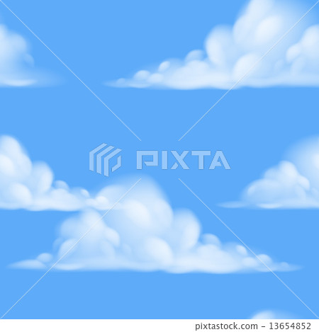 Seamless sky background Seamless sky background 13654852