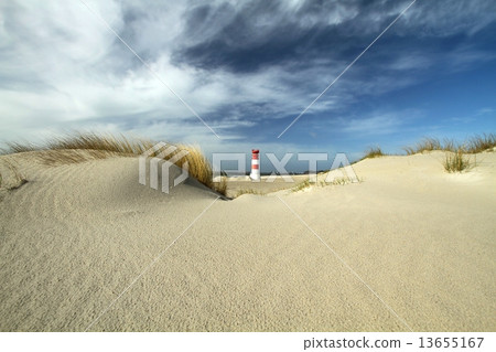 Sand and lighthouse Sand and lighthouse 13655167