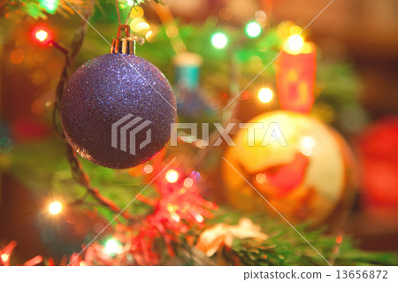 Christmas-tree decorations. 13656872