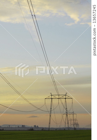 Columns high voltage, Bulgaria Columns high voltage, Bulgaria 13657245