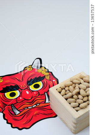 Setsubun Fukuzu和紅色飯糰 13657537