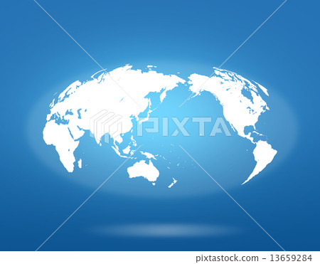 World Map Japan Map Map Global Oval Sphere 13659284