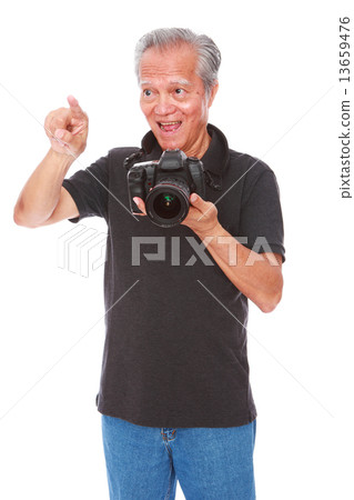 white background old man studio shot businessman portrait senior semi-formal smiling confidence     13659476