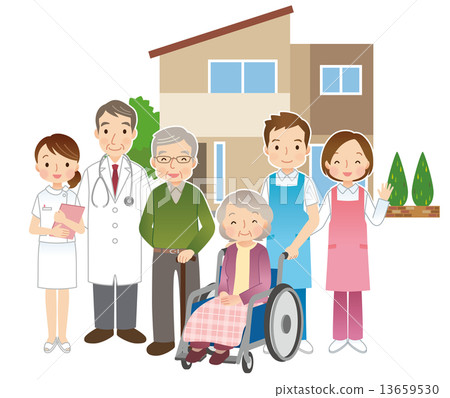 Elderly physician nurse caregiver 13659530