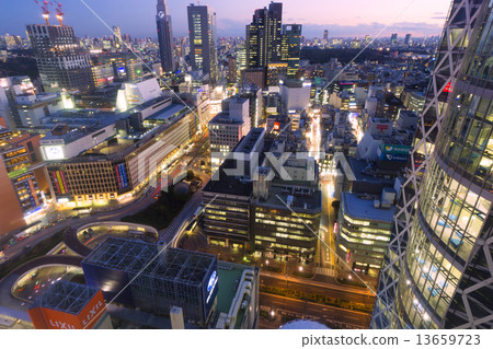 Tokyo Metropolitan Tokyo Image Shinjuku High-rise Building from Shinjuku High-rise Building Shinjuku Station and Overall Centrality 13659723