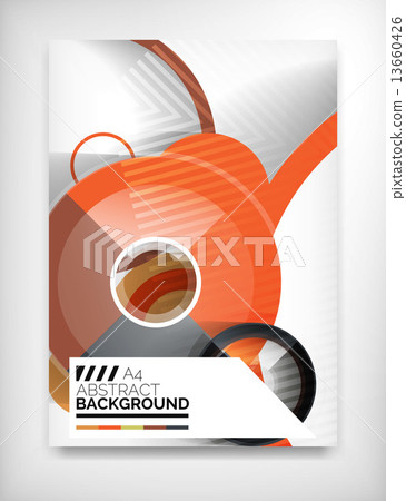 Geometric abstract business template 13660426