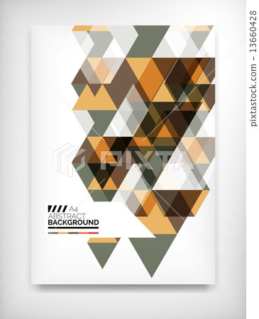 Geometric abstract business template Geometric abstract business template 13660428