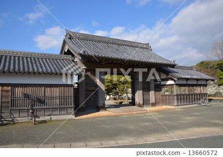Tokushima Castle Eagle's Gate Tokushima Castle Eagle's Gate 13660572