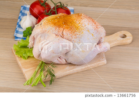 Raw chicken Raw chicken 13661756