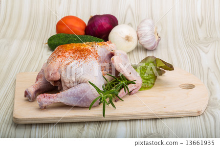 Raw chicken Raw chicken 13661935