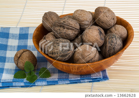 Wallnut in the basket Wallnut in the basket 13662628