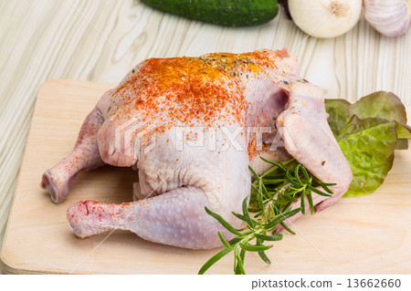 Raw chicken Raw chicken 13662660