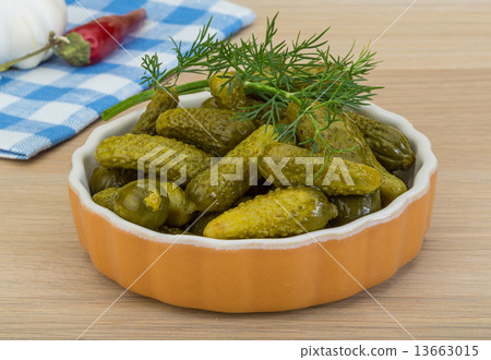 Marinated small cucumber Marinated small cucumber 13663015