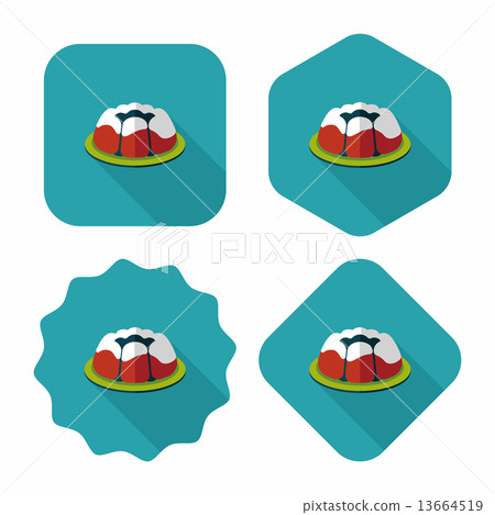 cake flat icon with long shadow,eps10 cake flat icon with long shadow,eps10 13664519