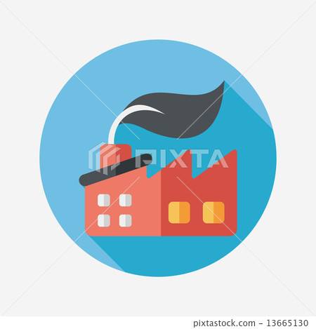 Environmental protection concept flat icon with long shadow,eps1 Environmental protection concept flat icon with long shadow,eps1 13665130
