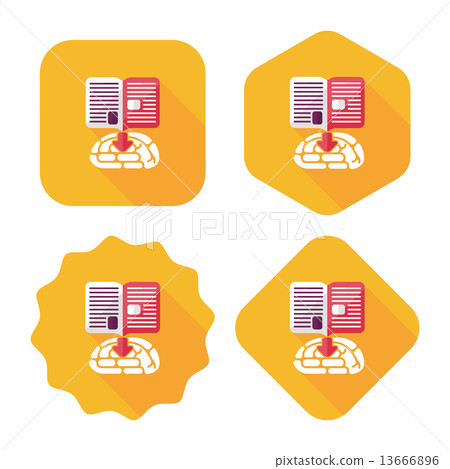 knowledge flat icon with long shadow,eps10 knowledge flat icon with long shadow,eps10 13666896