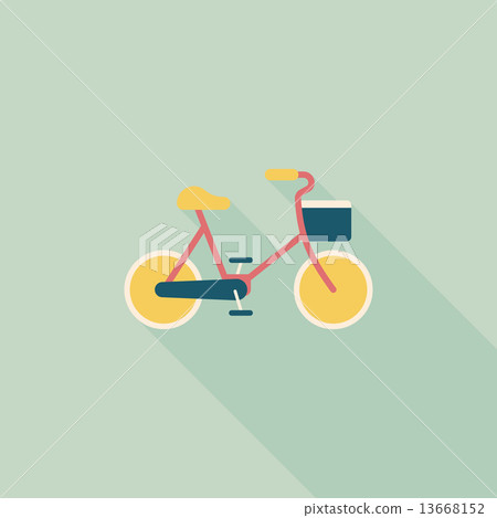 Environmental protection concept flat icon with long shadow,eps1 13668152