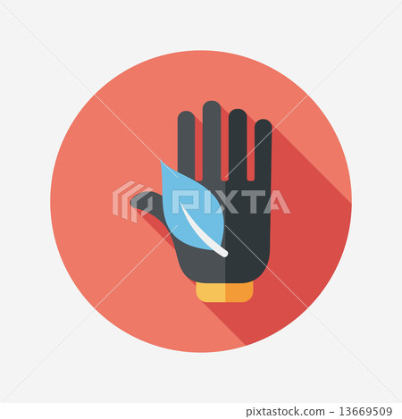 Environmental protection concept flat icon with long shadow,eps1 Environmental protection concept flat icon with long shadow,eps1 13669509