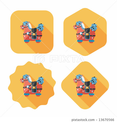 Chinese New Year flat icon with long shadow,eps10, Chinese decor Chinese New Year flat icon with long shadow,eps10, Chinese decor 13670566