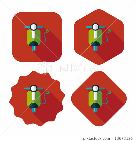 Environmental protection concept flat icon with long shadow,eps1 Environmental protection concept flat icon with long shadow,eps1 13673186