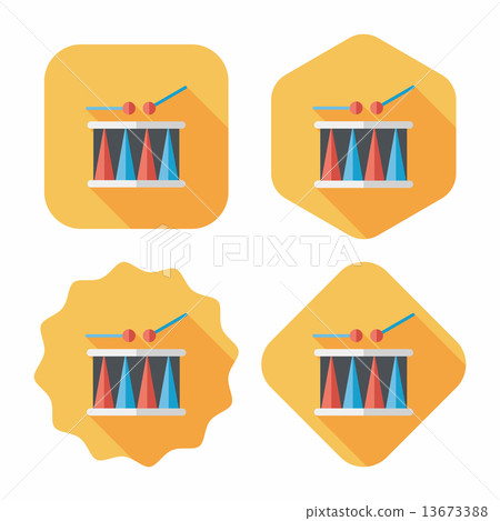 drum flat icon with long shadow,eps10 drum flat icon with long shadow,eps10 13673388