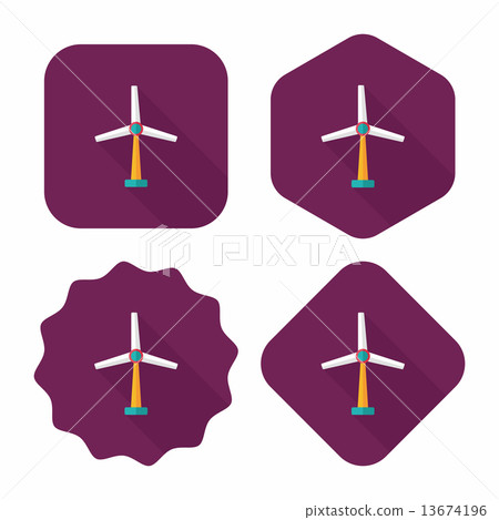 Environmental protection concept flat icon with long shadow,eps1 Environmental protection concept flat icon with long shadow,eps1 13674196