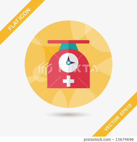 weight scales flat icon with long shadow,eps10 weight scales flat icon with long shadow,eps10 13674696