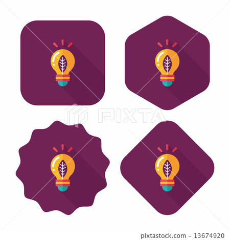 Environmental protection concept flat icon with... - Stock Illustration ...