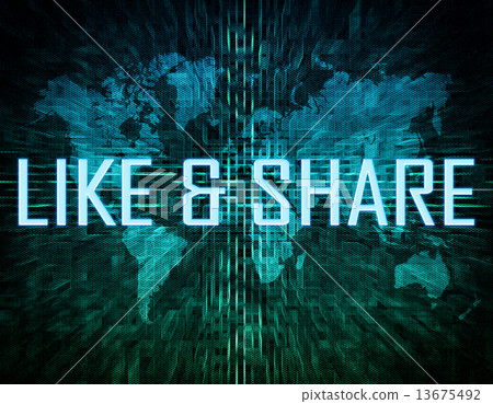 Like and Share Like and Share 13675492